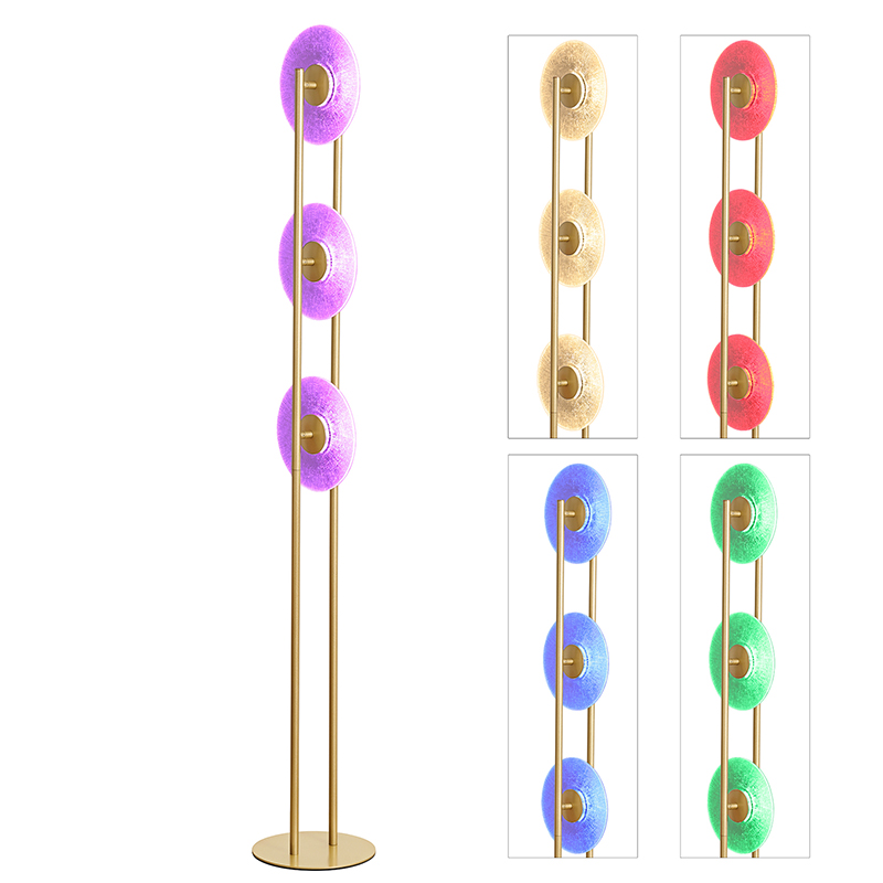 3 дискі бар LED RGB еден шамы